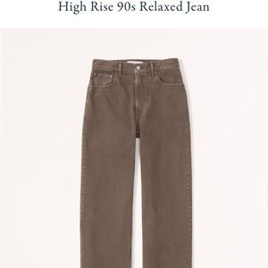 Abercrombie High Rise 90s Relaxed Jean size 26/2